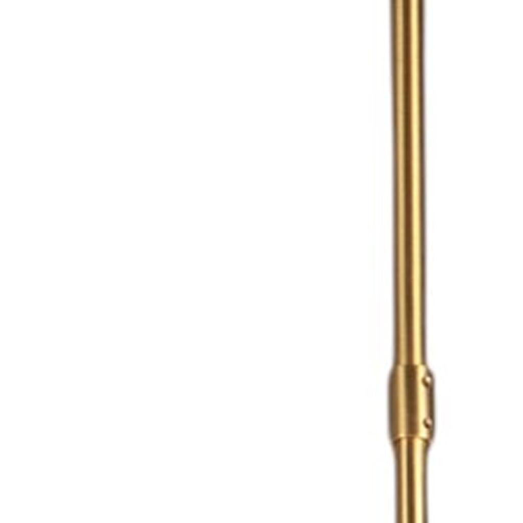 Brass Sputnik 6 Light Chandelier w/ White Shades