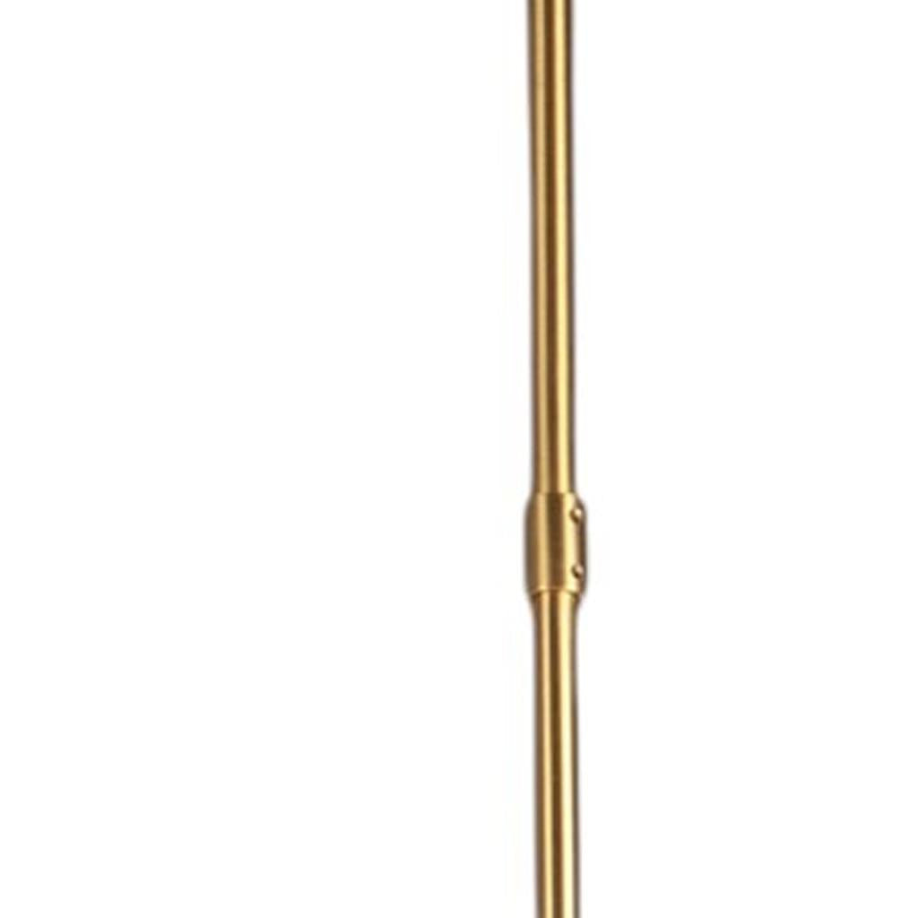Brass Sputnik 6 Light Chandelier w/ White Shades