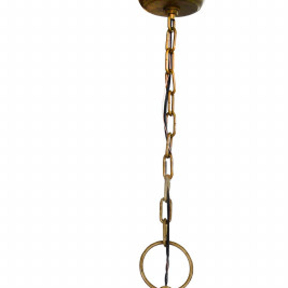Gold Candle Style 12 Light Chandelier w/ Shades
