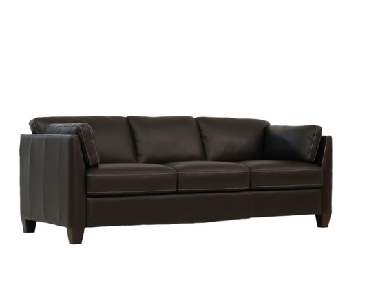 Chocolate Leather Sofa