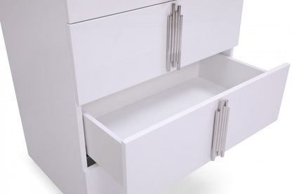 Beige Solid Wood Double Dresser