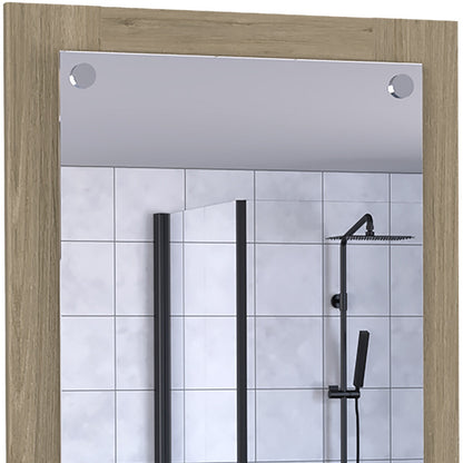 Wood Framed Bathroom Vanity Mirror