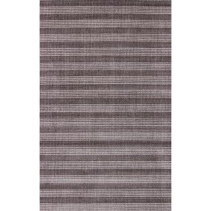 8 x 10 Rust & White Striped Hand Loomed Rug