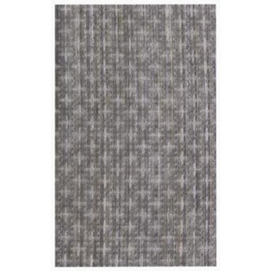 8 x 10 Brown & Dark Grey Medallion Hand Loomed Rug