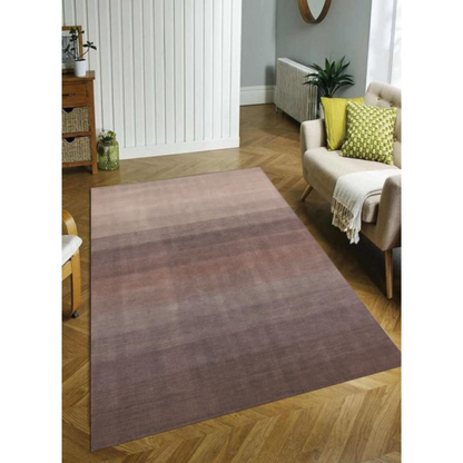 8 x 10 Violet & Brown Hand Loomed Rug