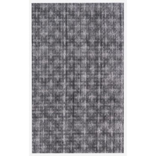 9 x 12 Brown & Dark Grey Medallion Hand Loomed Rug