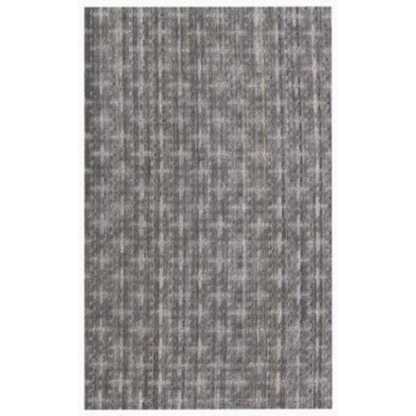 9 x 12 Brown & Dark Grey Medallion Hand Loomed Rug