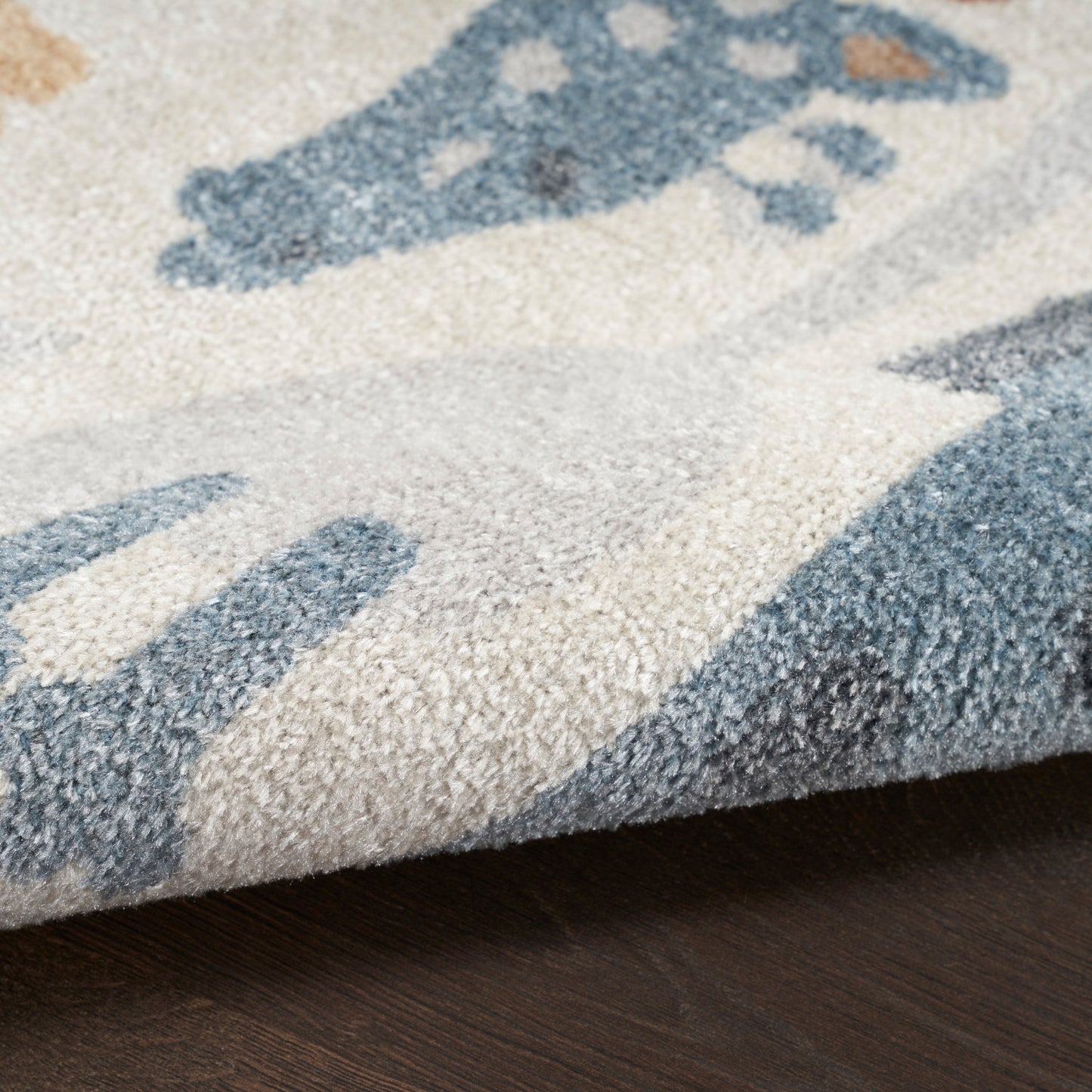 Nourison Astra Ivory Pet Friendly Machine Washable Rug - Texture