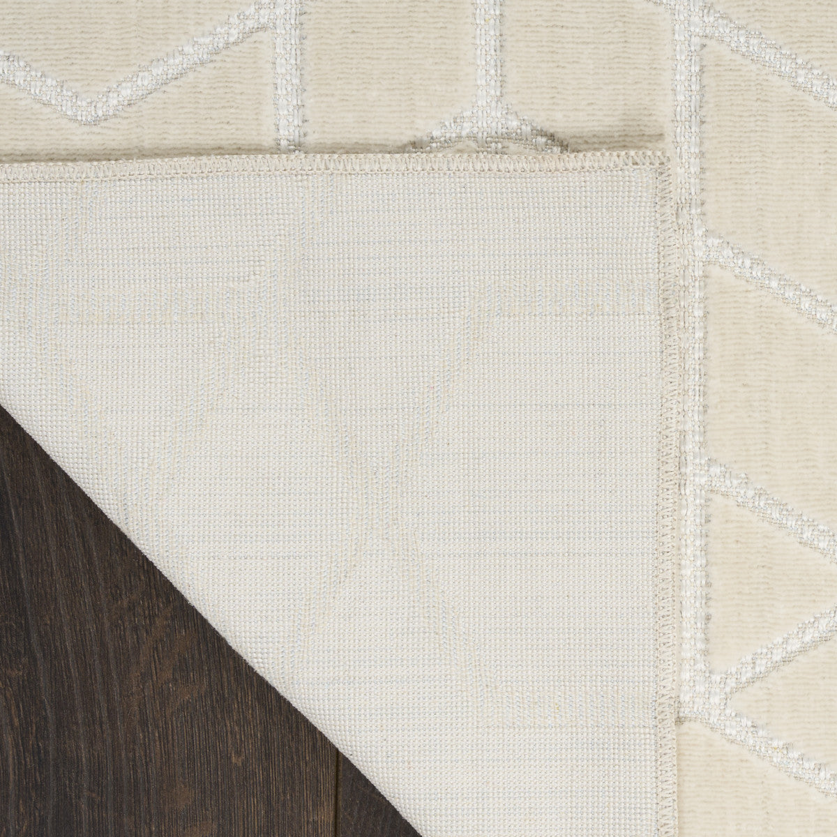 Nourison Charm Ivory Pet Friendly Machine Washable Rug - Corner