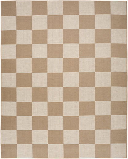 Nourison Modern Jute Natural & Ivory Machine Washable Rug - Main