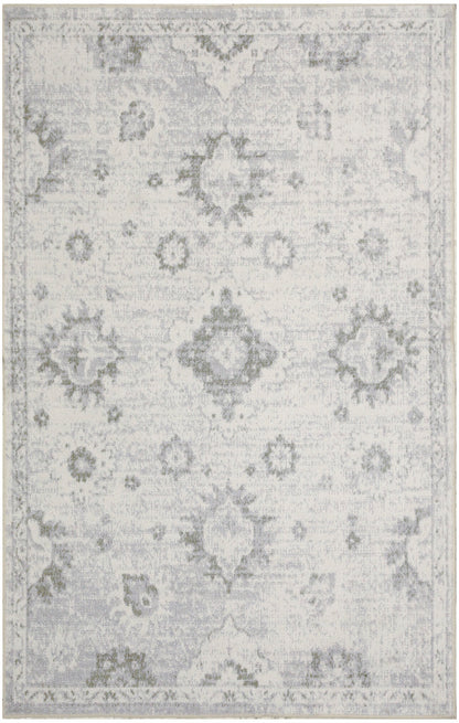 Nourison Astra Ivory Pet Friendly Machine Washable Rug - 3'3" x 5'