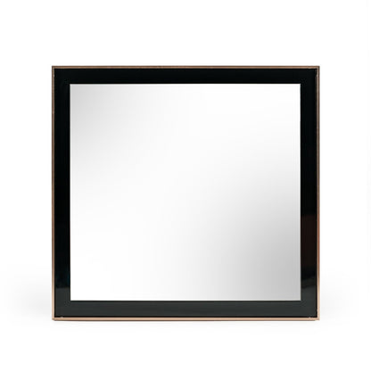 Rose Gold & Black Accent Mirror