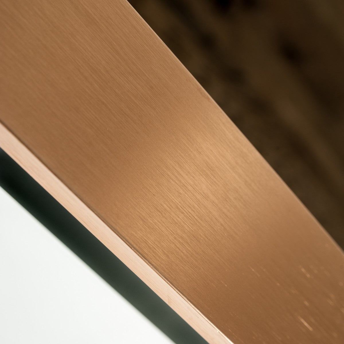 Rose Gold & Black Accent Mirror