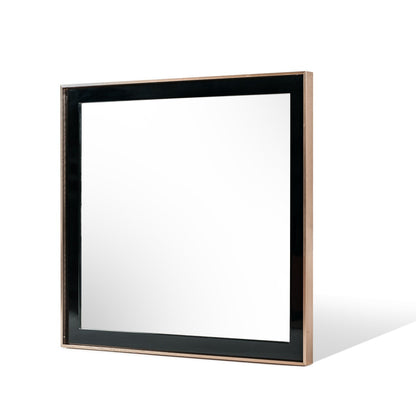 Rose Gold & Black Accent Mirror