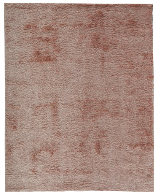 8 x 10 Pink Shag Tufted Handmade Rug