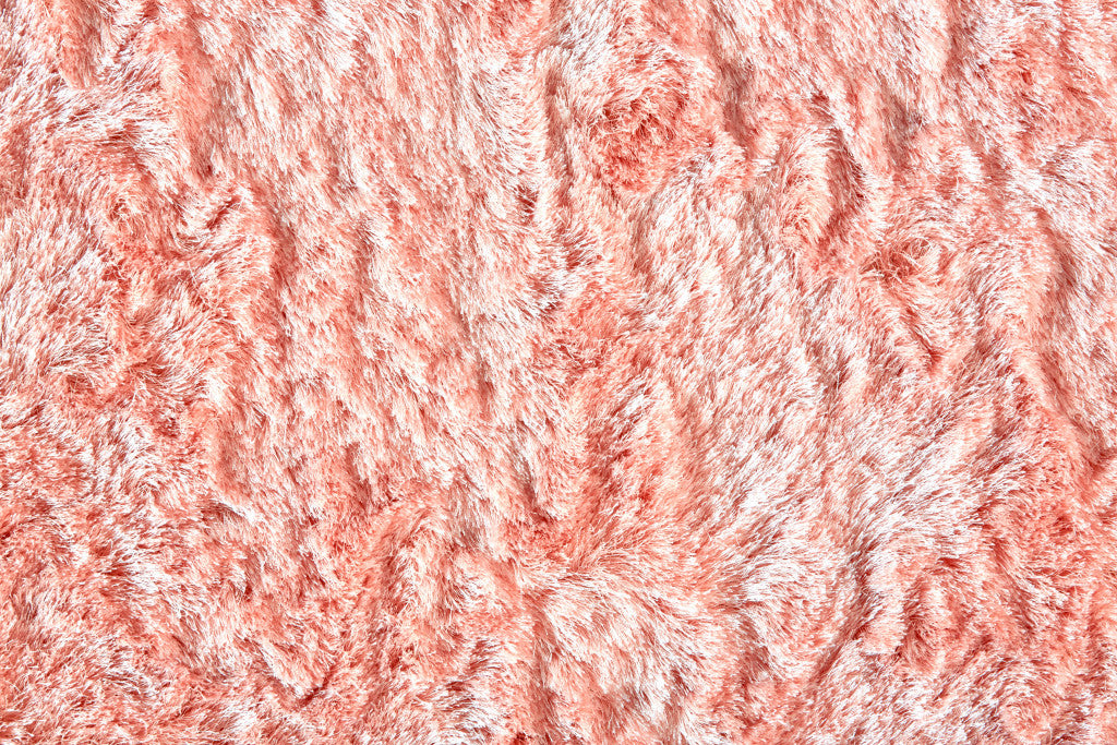 8 x 10 Pink Shag Tufted Handmade Rug