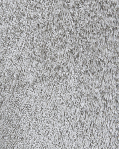 8 x 10 Gray & Silver Shag Tufted Handmade Rug