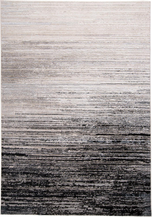 8 x 10 Black & Dark Gray Rug