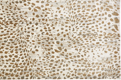 12 x 15 Brown & Ivory Stain Resistant Rug