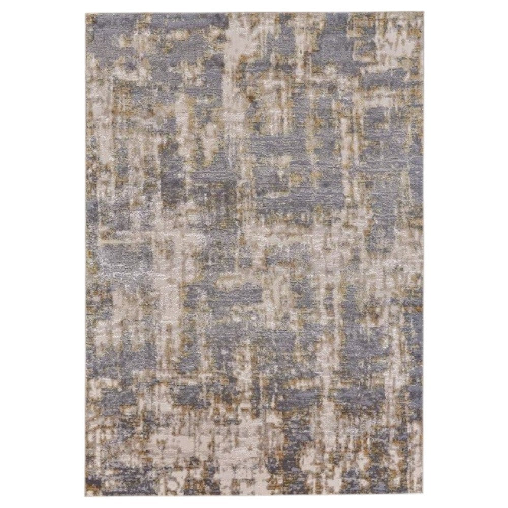 12 x 15 Gray & Gold Rug
