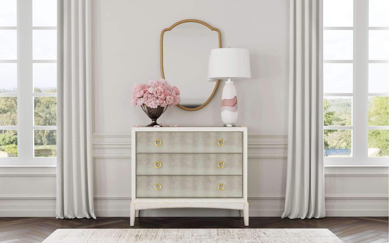 Kiara Hall Chest - Room Scene