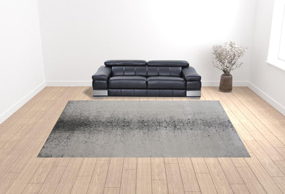 12 x 15 Ivory Gray & Black Power Loom Rug