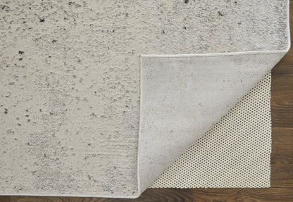 12 x 15 Ivory Gray & Black Power Loom Rug