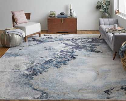 10 x 13 Blue Rug