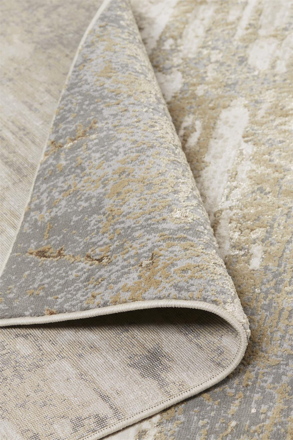 12 x 15 Ivory Gold & Gray Rug