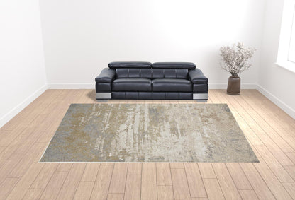 12 x 15 Ivory Gold & Gray Rug