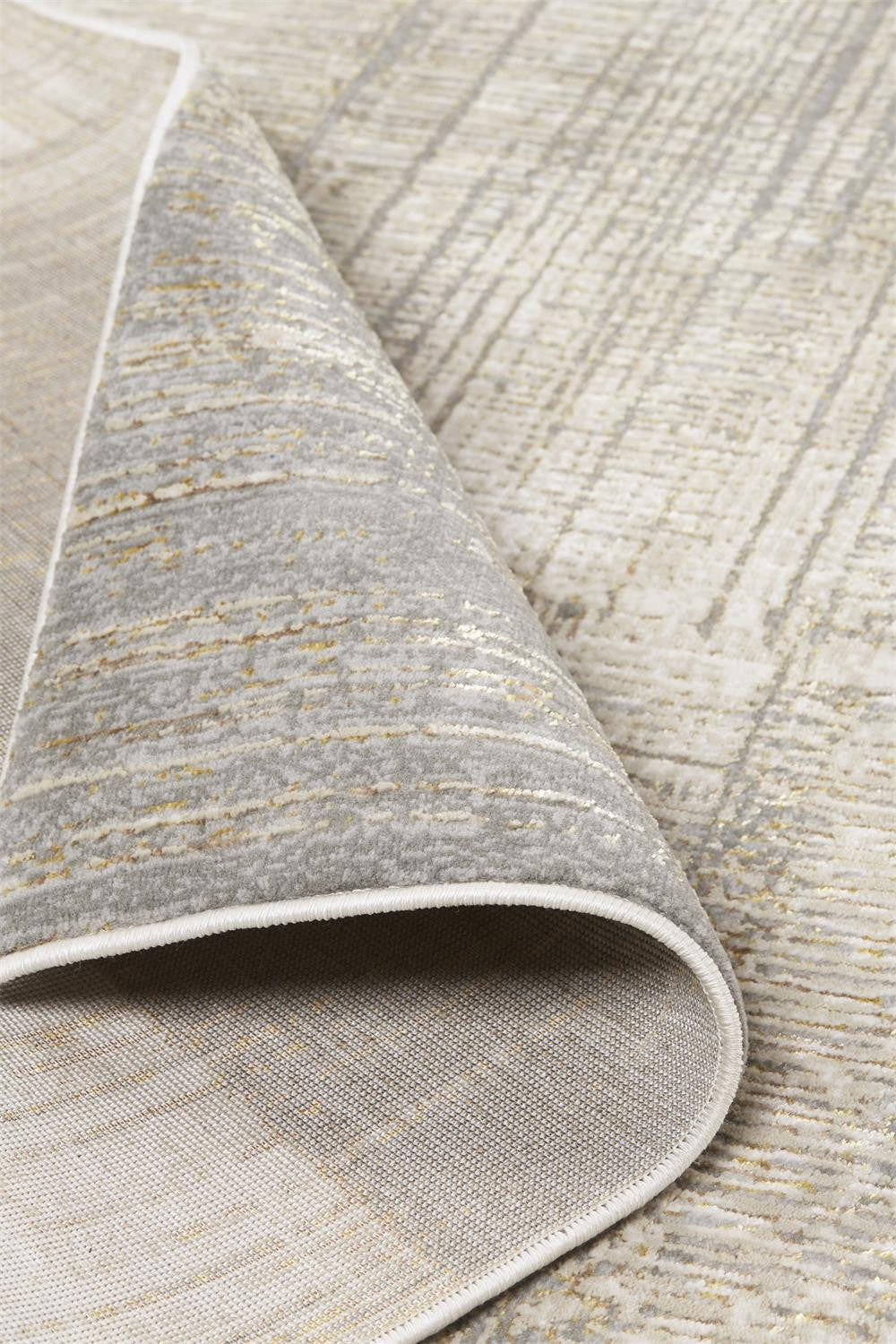 10 x 13 Gray & Ivory Stain Resistant Rug