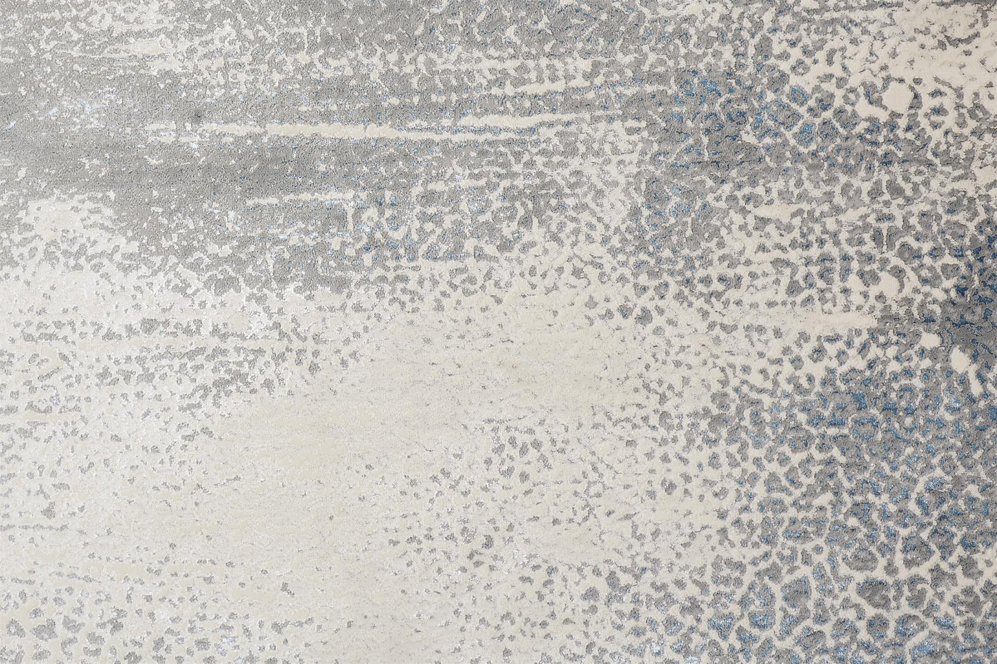 10 x 13 Gray Blue & Ivory Stain Resistant Rug