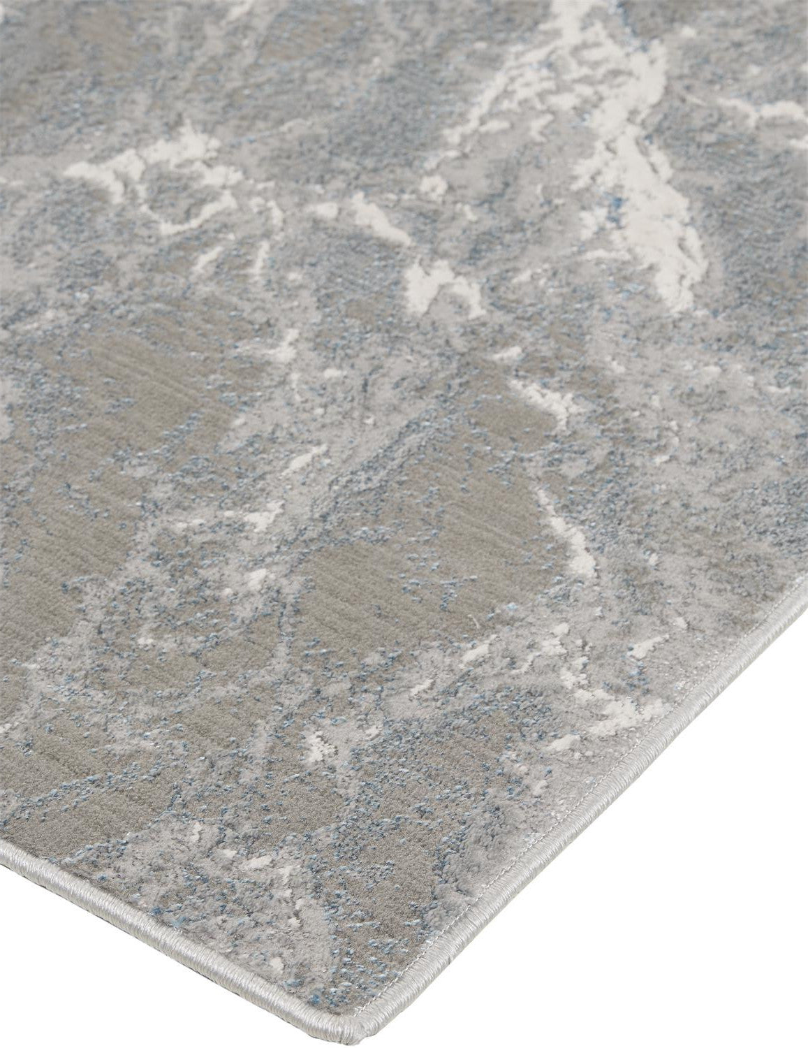 8 x 10 Gray & Ivory Rug