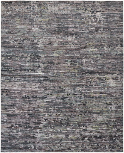 12 x 15 Blue & Gray Wool Hand Knotted Rug