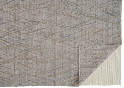 9 x 12 Gray & Blue Hand Woven Rug