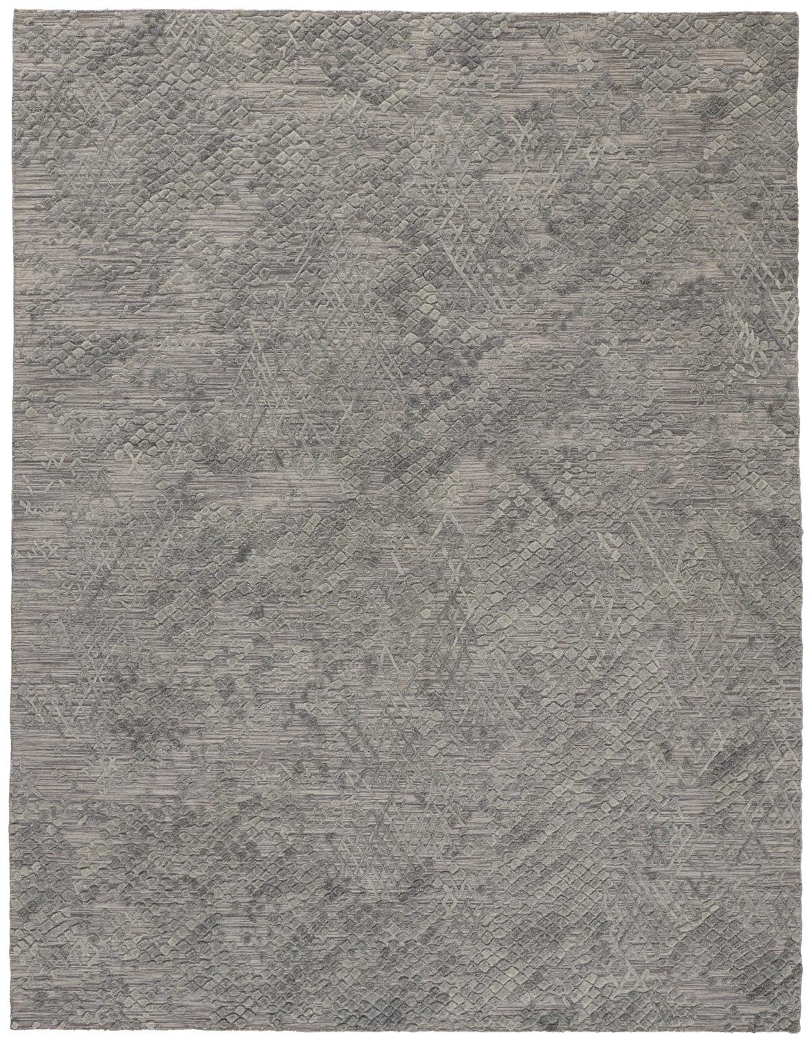 12 x 15 Gray Hand Woven Rug