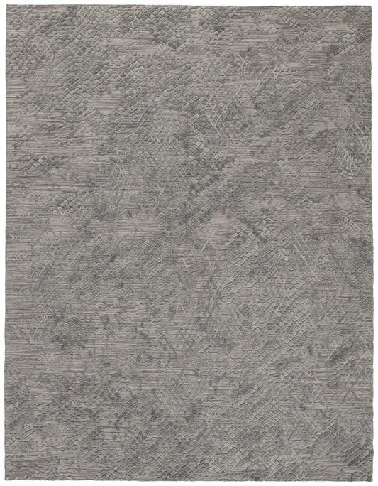 12 x 15 Gray Hand Woven Rug