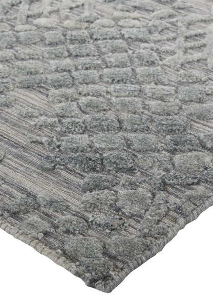 12 x 15 Gray Hand Woven Rug