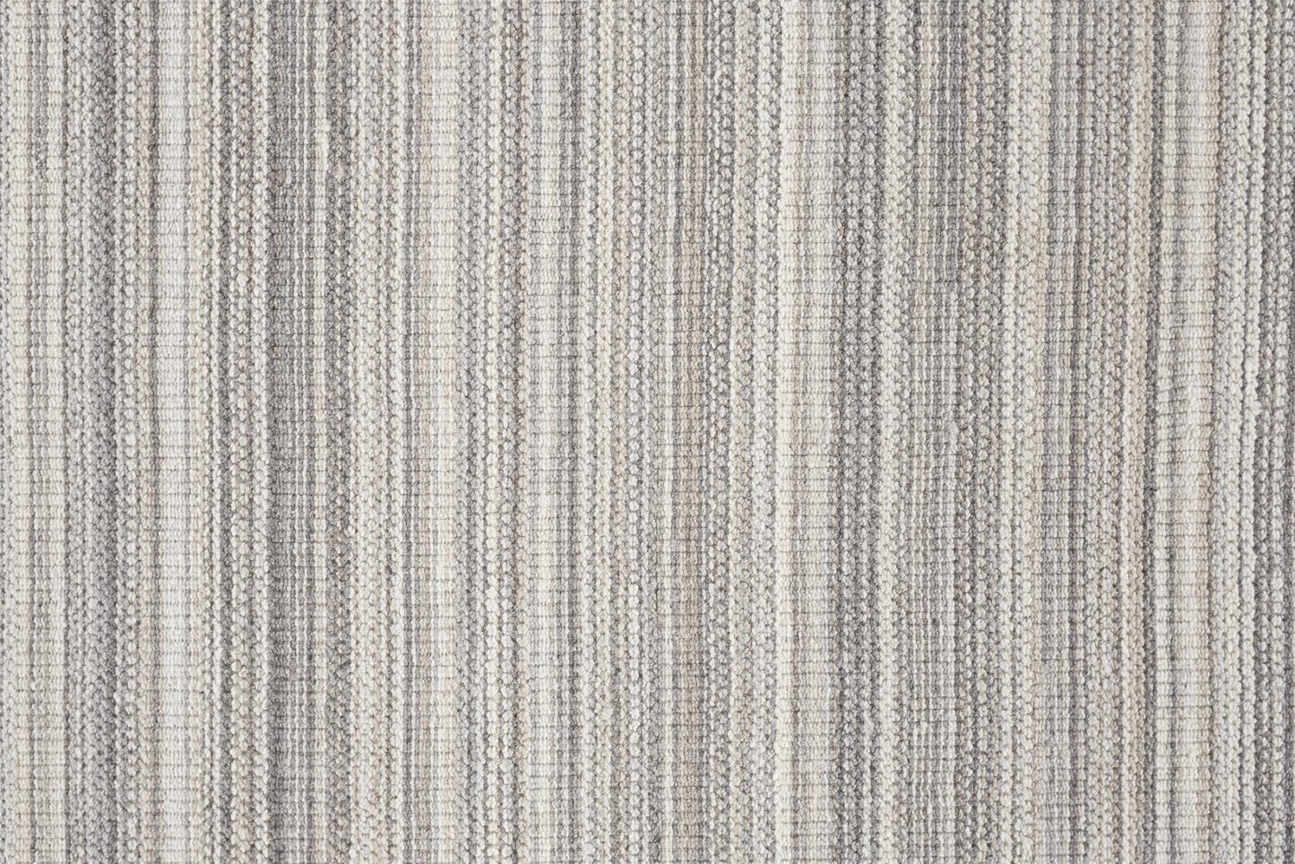 8 x 10 Gray & Taupe Wool Hand Woven Stain Resistant Rug