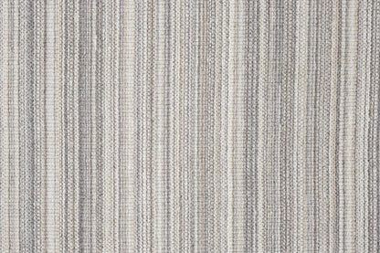 9 x 12 Gray & Taupe Wool Hand Woven Stain Resistant Rug