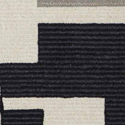 8 x 10 Ivory Wool Hand Tufted Rug