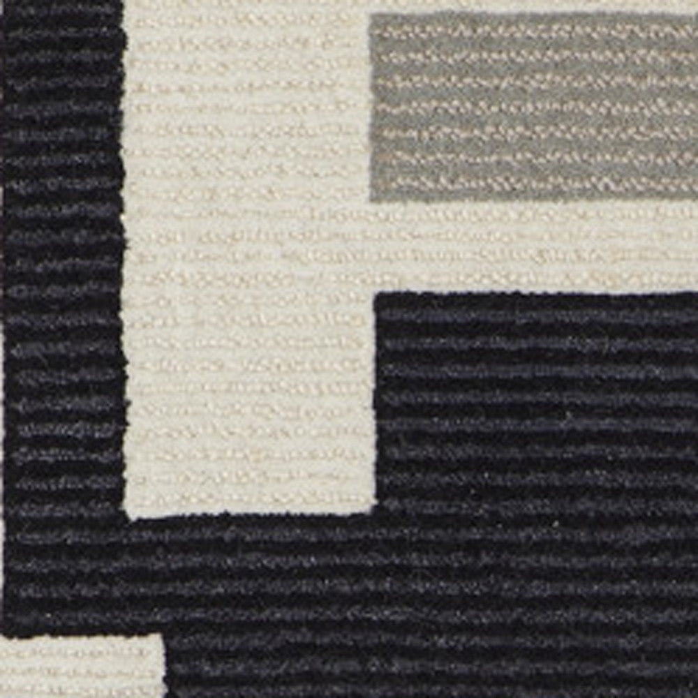 9 x 12 Ivory Wool Hand Tufted Rug
