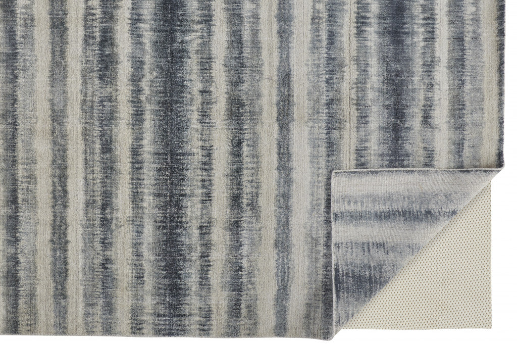 12 x 15 Ivory & Blue Hand Woven Rug