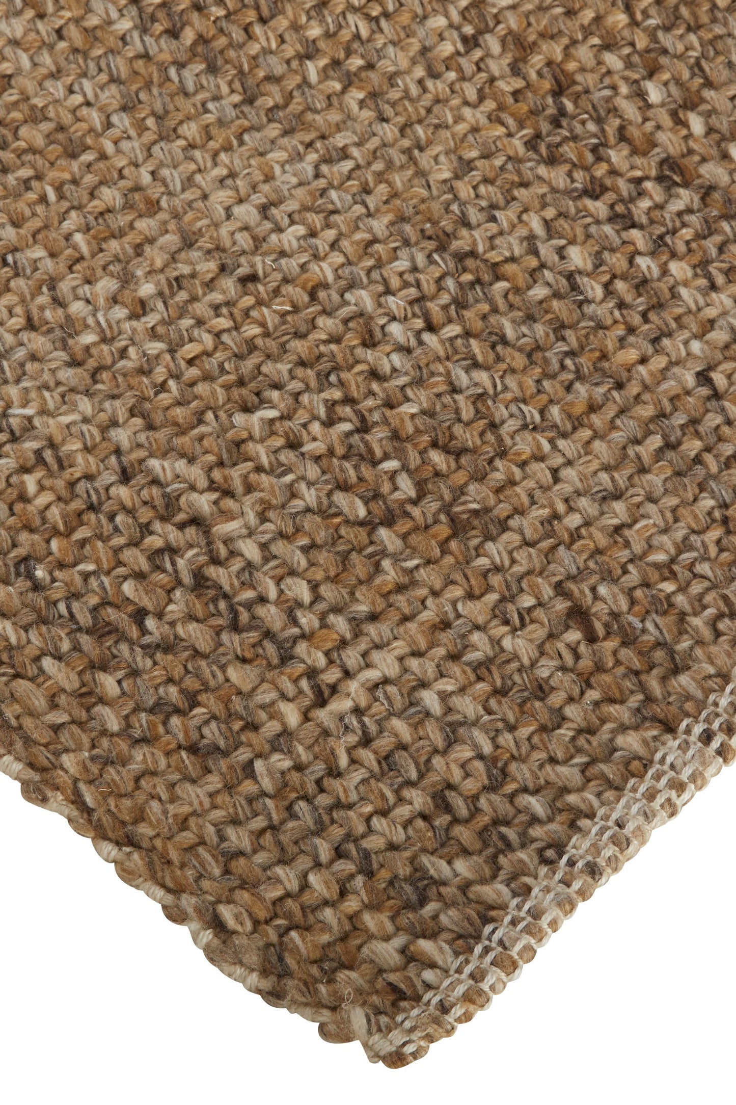8 x 10 Brown Hand Woven Rug