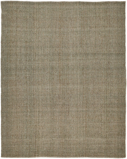12 x 15 Green & Tan Hand Woven Rug