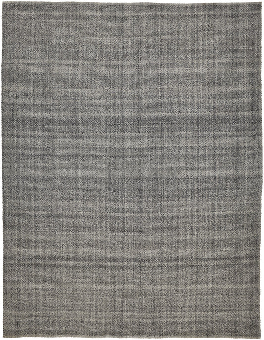 9 x 12 Gray Hand Woven Rug