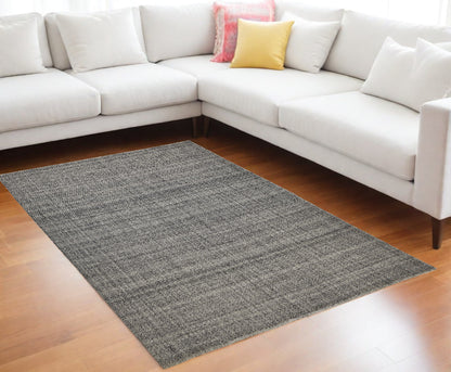9 x 12 Gray Hand Woven Rug