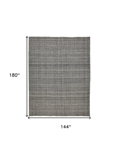 12 x 15 Gray Hand Woven Rug