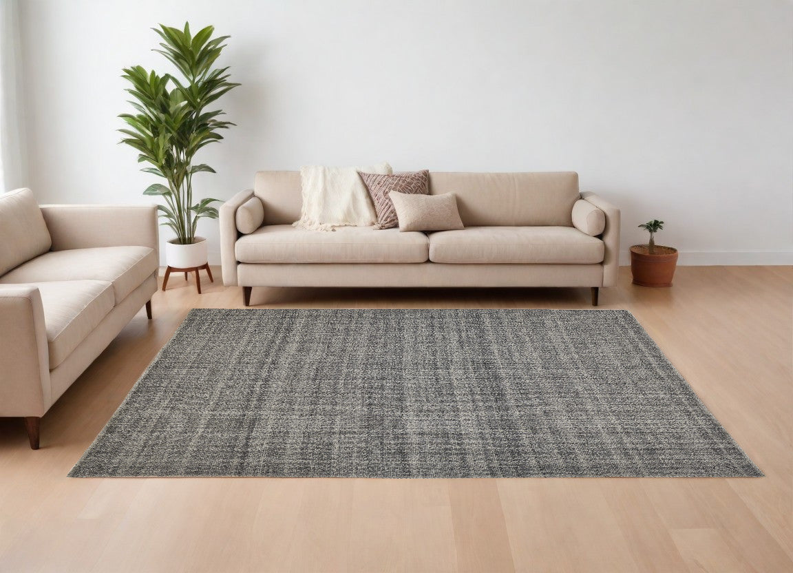 12 x 15 Gray Hand Woven Rug