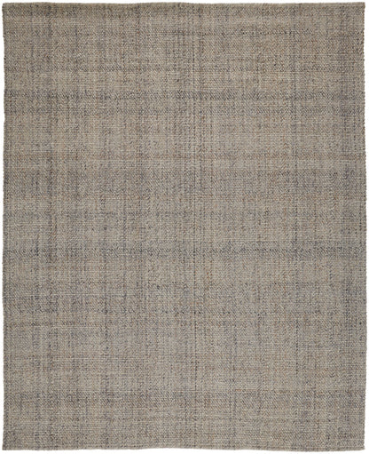 9 x 12 Beige & Gray Hand Woven Rug